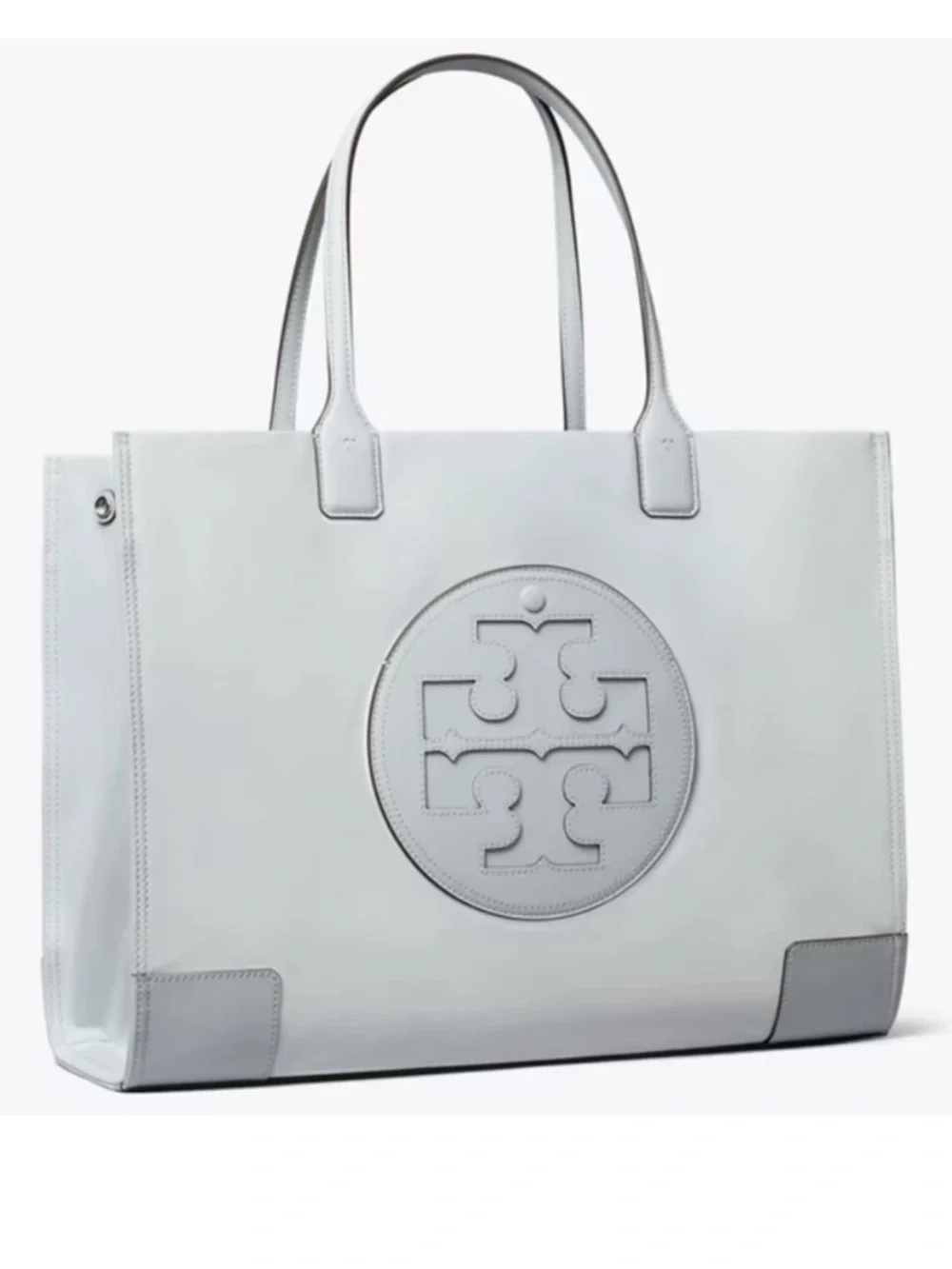 NWT TORY BURCH Handbag Ella Large Tote Bag Powder Blue